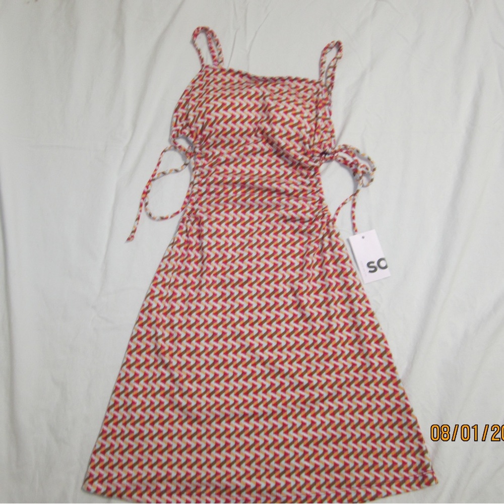 MultiColor Deess with Cutouts from SO, size xs